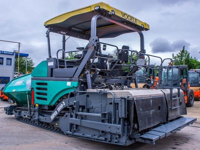 Аренда асфальтоукладчика Vogele Super 1800